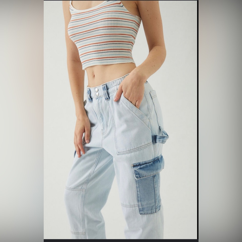 Pacsun Light Blue Utility Cargo Pants